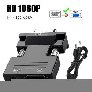 거치형 자동차 모니터 VGA-MI 호환 PC 노트북 TV 프로젝터용 3.5mm 케이블 포함 1080P HD 암-VGA 수