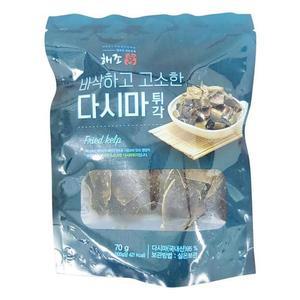 [JHQRX1JZ_52EO]신진씨앤푸드 다시마 튀각 70G
