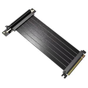 호환 PCIE 컴퓨터 마운트 비디오 GPU 그래픽 코드 PCI 3 0 라이저 4 0 케이블 90/180 16X 학위 커넥터 카드 ITX