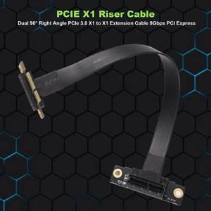 호환 듀얼 익스프레스 케이블, PCI 90 카드, 3 0 X1 8Gbps 1X 연장 라이저 PCIE 직각, to 20cm