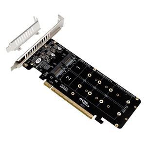호환 분기 2242 M2 Express 분할 2280 키 PCIE M 2 -PCI 컨트롤러 X16 Raid 카드 2230 M 2260 4 0 SSD용 4포트