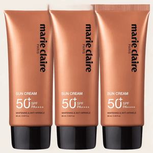 마리끌레르 남자 선크림 톤업 썬크림 60ml 3개 미백 주름개선