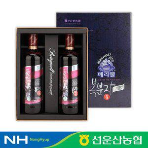 [기타][선운산농협] 베리웰 복분자 진액 지관 선물세트 (700ml2병) / 복분자 농축액