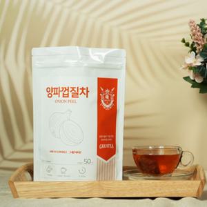 국내산 양파껍질 100% 차 티 50티백/그래이티