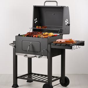 꾸버스 특대형 바베큐그릴 훈제 직화 숯불 BBQ 그랜드가든 스텐석쇠 S 야외 펜션용 업소용 화로대