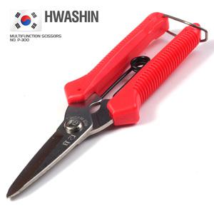 다목적가위 No.P-300 원예 전선 케이블 가죽 철판 다기능가위