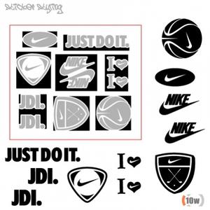 nike logo set 스티커/나이키/just do it/조던/스포츠/자동차//반사소재/안전운전/오토바이