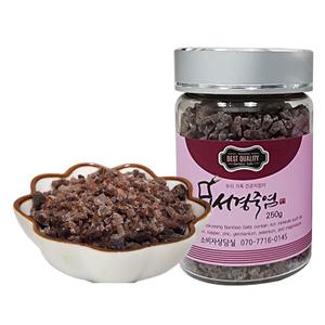 250g 9회자죽염알갱이 서경자색죽염고체