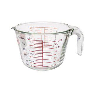 [기타]오븐락 퓨어 내열유리 계량컵 1000ml (대형)