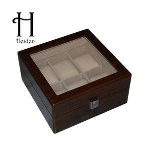 [하이덴][Heiden] 하이덴 프리미어 6구 시계보관함 HDbox001-Walnut Wood 명품 시계케이스 6구