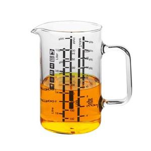 주방 손잡이 계량컵 500ml 베이킹 눈금컵 내열유리 계량저그