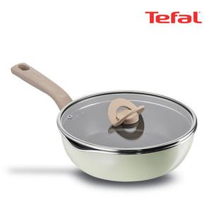 테팔 인덕션 티타늄1X 원픽냄비팬 플러스 피스타치오그린 24cm