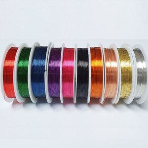 가는공예철사 0.3mm/칼라 미니어쳐 미술작품 모형모빌 만들기재료 과학 미술 학습교구 수업준비물