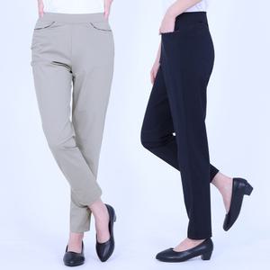 여름 여성 고무줄바지 냉감 아이스 골프 웨어 쿨링 팬츠 쿨맥스 편한 스판 기능성 팬츠