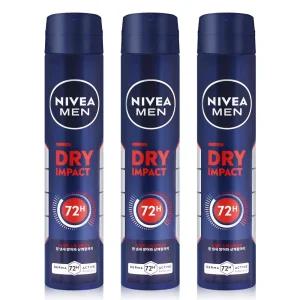 니베아 맨 데오드란트 스프레이 드라이 임팩트 200ml x 3개