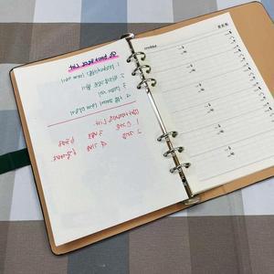 [KGPQZEPR_4B]A5 6공다이어리속지 다이어리 6공 도트