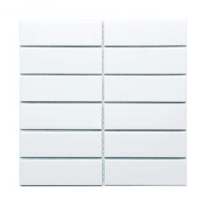 백상타일 G445WHITEM 화이트 291X297 무광 모자이크타일
