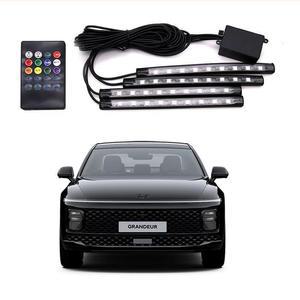 [BZFF6J4J_51C0]D21 GN7 디올뉴그랜져 RGB LED풋등 36LED