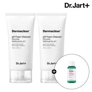 닥터자르트 더마클리어 pH 폼 클렌저 120ml 2개(+시카페어 트리트먼트 로션 15ml)