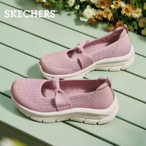 Skechers 여성용 가볍고 발편한 메쉬 슬립온 운동화