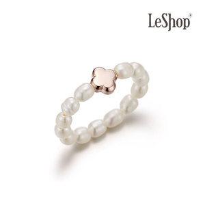 [르샵주얼리] 14K 클로버 담수 반지(GoldPlated)_LJ4197BRR