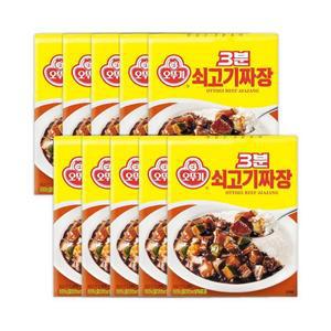 오뚜기 3분 쇠고기짜장 200g x 10개