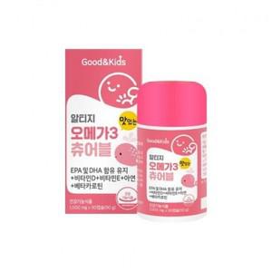 아이들 건강을 위한 오메가3 내츄럴플러스 굿앤키즈 츄어블 1000mg x 90캡슐
