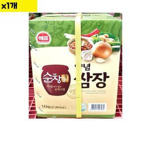 [JHNRQPQR_52ER]말깡 도매 쌈장 지함 순창궁 사조 14Kg 1개