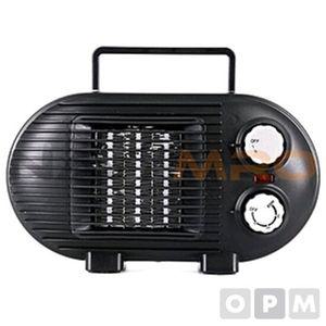 PTC 미니 팬히터 TP-800D/1EA/블랙/중량 730g 부품