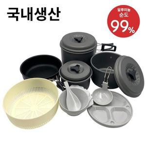 [MENOZT05_53D4]등산 경질 캠핑 코펠 아웃도어 5-6인용