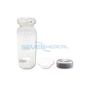 주사약병 유리약병 투명 20ml 캡마개 포함 200개