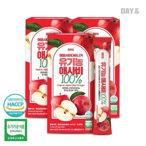 [참앤들황토농원]데이앤 애플사이다비니거 유기농 애사비 15포 3박스