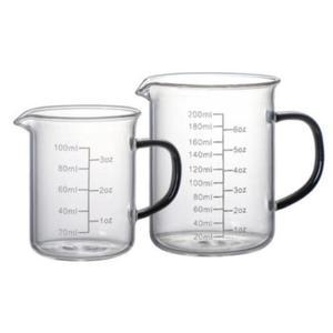 레벤호프 유리컵 눈금컵 비커 계량컵 세트 100 200ml