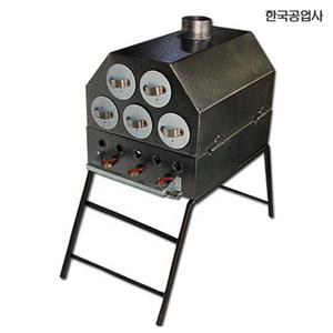 한국공업사 국산 업소용 LPG가스식 맥반석10kg 맥반석구이기 군밤 TOMKS10