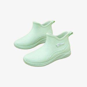 [기타]트윈스파파 남성 여성 컬러 PVC 숏 레인부츠 장화(P0000TNM)