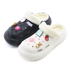 [오노마] ONM 여성 키높이 슬리퍼 겨울 털 샌들 외출용 데일리신발  9282995)