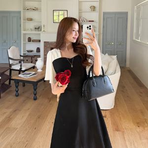 [빅사이즈]이블렛 드에뉴 하트넥 리본 원피스 제이스타일
