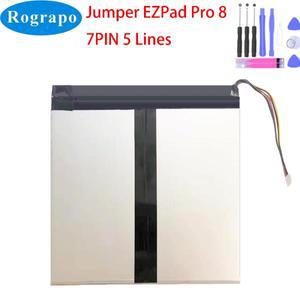 7.6V 5600mAh 태블릿 PC 배터리 점퍼 EZPad Pro 8 교체 용 누산기  5 와이어 플매트 카펫 러그 포함