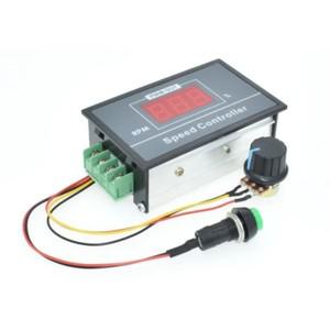 PWM DC 모터 속도 조절기, 시작 중지 스위치 포함, 6-60V, 12V, 24V, 36V, 48V, 30A