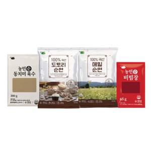 김영근명인의 국산 도토리순면 8개+메밀순면 8개 (총16봉)