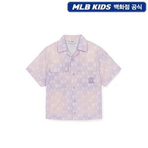 오로라 모노그램 우븐 반팔셔츠 (7AWSM0453-BON)