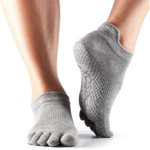 TOESOX 로우 라이즈(풀 투)21SS 요가 웨어 일본정품/목 그레이(그레이)M 사이즈
