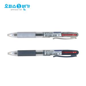 문화연필 2색볼펜 에스(S) (바디색상랜덤)