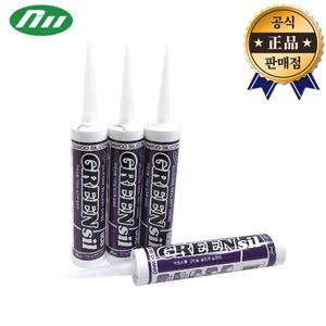 다우 그린실808 실리콘 백색 1박스=25개 270ml 실란트 보수 다목적 그레이징 석재 유리 플라스틱