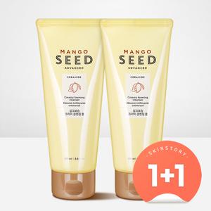 (2개) 더페이스샵 망고씨드 실크보습 크리미 클렌징 폼 150ml