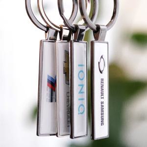 차량용열쇠고리 선물용 / 현대 기아 삼성 쉐보레 지프 폭스바겐 BMW / 번호판 전화번호 자동차 메탈키링