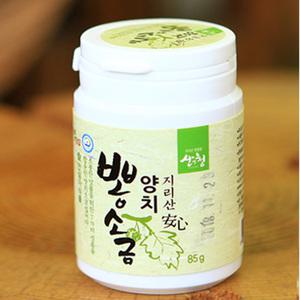 지리산 안심가 미니 뽕소금 85g 치아보호 잇몸건강 치주염예방