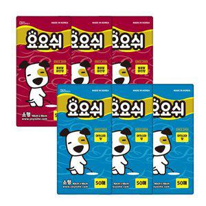 요요쉬 패드 소형 50매 x 6개 (플로랄와인/아카시아)