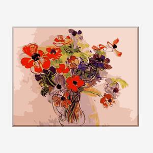 (물감 2배) 모모픽스페인팅 유화그리기 I24 라울뒤피 아네모네  40x50 유화 그림 붓 세트