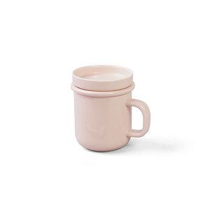 보울보울 노르딕볼볼, 뚜껑머그 340ml, 파우더핑크, 1개